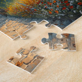 Autumn Windmill Farm Cottage Flower Path ジグソーパズル (側面)