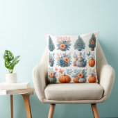 Autumn & Winter Seasonal Mix Throw Pillow クッション (椅子)
