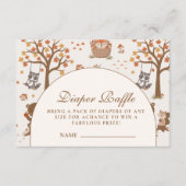 Autumn Woodland Diapper Raffle エンクロージャーカード (正面)