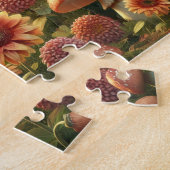 Autumn Woodland Fairy Fantasy ジグソーパズル (側面)