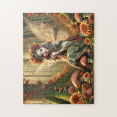 Autumn Woodland Fairy Fantasy ジグソーパズル (縦)