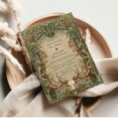 Autumn Woods Rustic Wedding 招待状