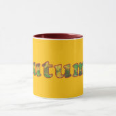 Autumn Word Custom Mugs マグカップ (中央)