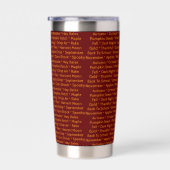 Autumn Words Thermal Tumbler  保温保冷タンブラー (右面)