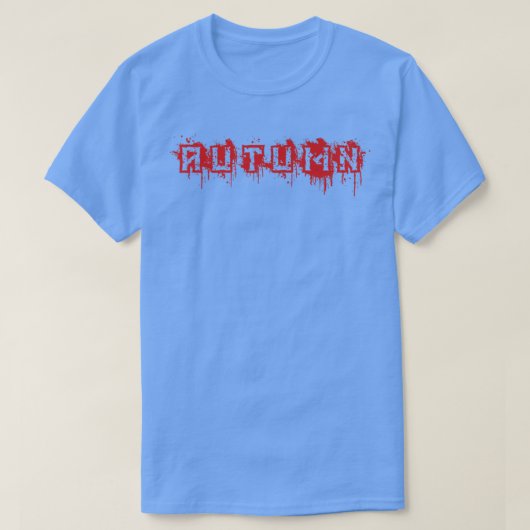 AutumnFirst Name Halloween Costume Personalized Tシャツ (デザイン正面)