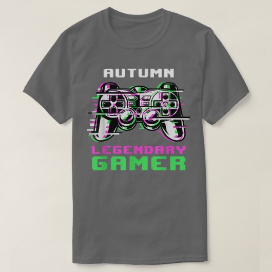 AutumnRegendalゲーマーパーソナライズド Tシャツ (デザイン正面)