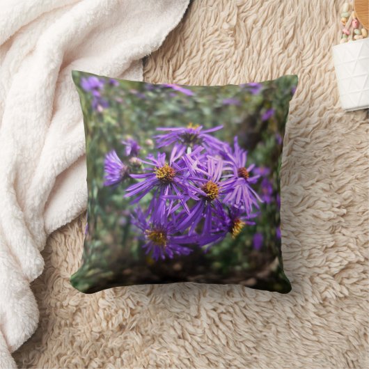 Autumn's Purple Glow クッション (ブランケット)