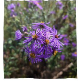 Autumn's Purple Glow シャワーカーテン