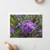 Autumn's Purple Glow ノートカード (正面/裏面インサイチュ)