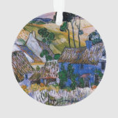 Auvers近くの農場by Vincent vanゴッホ オーナメント (裏面)