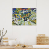 Auvers 1890の階段ビンセント・ヴァン・ゴッホ ポスター (キッチン)