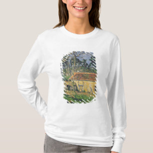 Auvers、c.1879-80のポールセザンヌ の農場構内 tシャツ