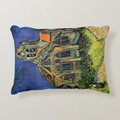 Auvers-sur-Oiseにある教会(ヴィンセント・ヴァン・ゴッホ) アクセントクッション (正面)