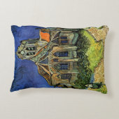 Auvers-sur-Oiseにある教会(ヴィンセント・ヴァン・ゴッホ) アクセントクッション (裏面)