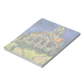 Auvers-sur-Oiseにある教会(ヴィンセント・ヴァン・ゴッホ) ノートパッド (回転)