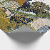 Auvers-sur-Oiseのフィンセント・ファン・ゴッホの通り ラッピングペーパー (角)