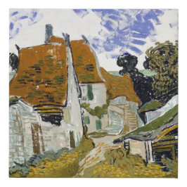 Auvers-sur-Oiseの通りby Vincent van ゴッホ フェイクキャンバスプリント