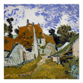 Auvers-sur-Oiseの通りby Vincent van ゴッホ ポスター