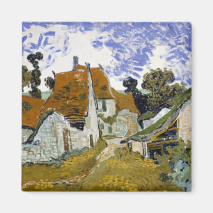 Auvers-sur-Oiseの通りby Vincent van ゴッホ マグネット