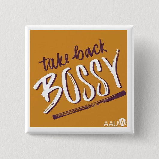 AUWボタン 缶バッジ (正面)