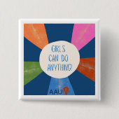 AUWボタン 缶バッジ (正面)