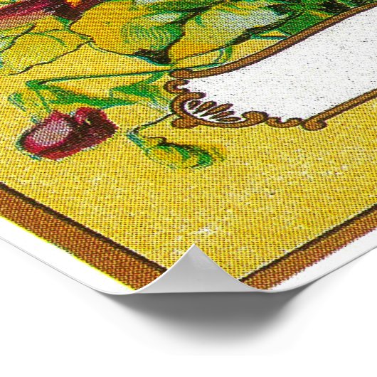 Aux Violettes De Nice Soap LabelParis,フランス ポスター (角)