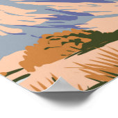 Auyuittuq国立公園カナダ旅行ヴィンテージ ポスター (角)