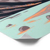 Auyuittuq国立公園カナダ旅行芸術ヴィンテージ ポスター (角)