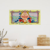 AuzフルーアD' Alsace Soap LabelParis,フランス ポスター (キッチン)