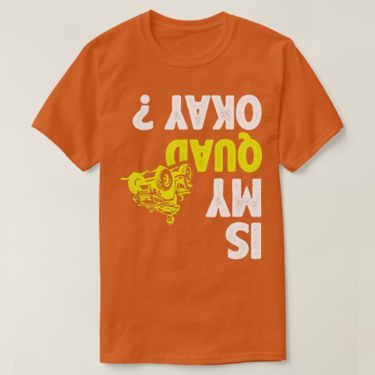 AVクワッドレーシングギフト男性へ Tシャツ (デザイン正面)