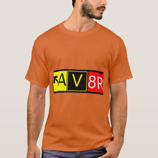 AV8R Aviator 空港案内標識 航空 アヴィアート用 Tシャツ