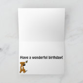 AV-おもしろいな民芸のカエルの第30ハッピーバースデーカード カード (内部)