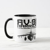 AV-8BのハリアーII マグカップ (左)