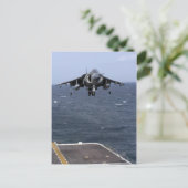 AV-8BハリアーIIはがき ポストカード (スタンド正面)