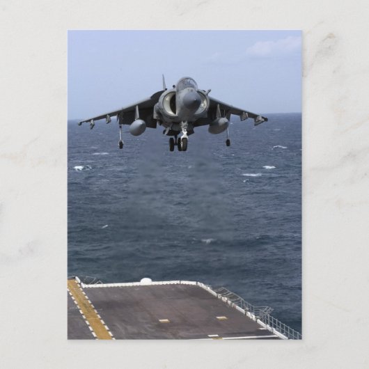 AV-8BハリアーIIはがき ポストカード (正面)