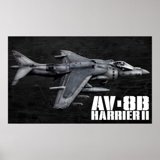 AV-8BハリアーII ポスター (正面)