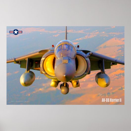 AV-8BハリアーII ポスター (正面)