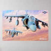 AV-8BハリアーII ポスター (正面)