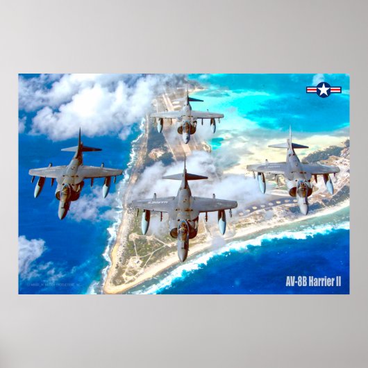 AV-8BハリアーII ポスター (正面)