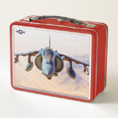 AV-8BハリアーII メタルランチボックス (裏面)