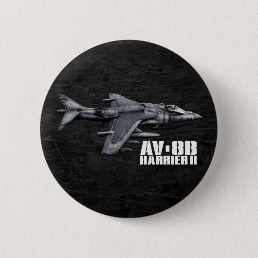 AV-8BハリアーII 缶バッジ (正面)