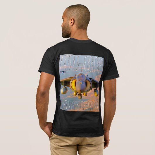 AV-8BハリアーII Tシャツ (裏面フル)