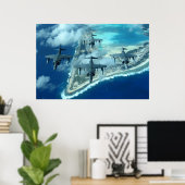 AV-8B Harrier II航空機 ポスター (ホームオフィス)