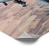 AV-8B Harrier II航空機 ポスター (角)