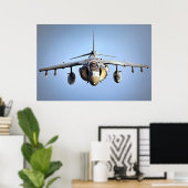 AV-8B Harrier II航空機 ポスター (ホームオフィス)