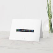 Avaのための挨拶状 カード (裏面)