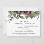 AVAブルゴーニュフローラ多肉砂漠詳細カード 招待状 (正面)