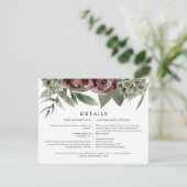 AVAブルゴーニュフローラ多肉砂漠詳細カード 招待状 (スタンド正面)