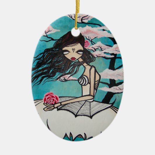 "Ava"のオーナメント セラミックオーナメント (正面)