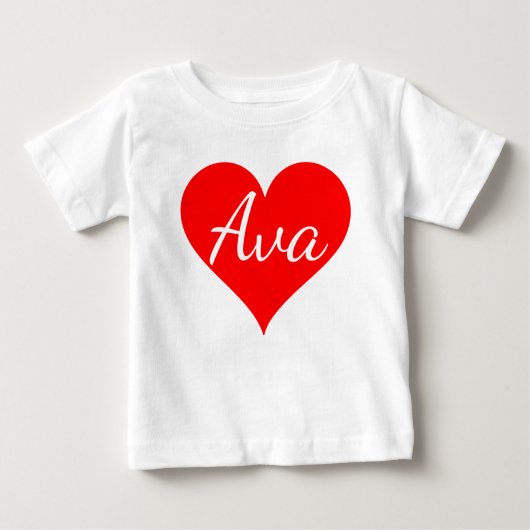 "AVA " ベビーTシャツ (正面)